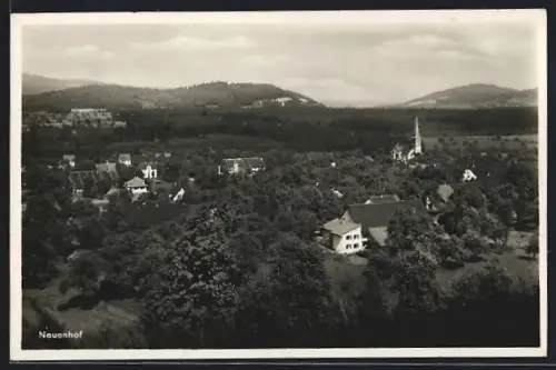 AK Neuenhof, Ortspartie mit Kirche
