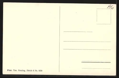 AK Mellingen, Teilansicht mit Reussbrücke
