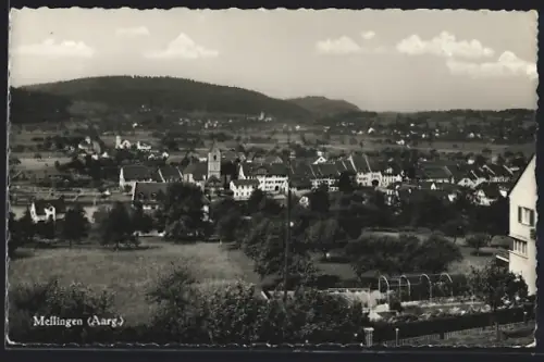 AK Mellingen /Aarg., Teilansicht mit Kirche