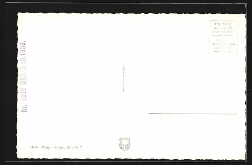 AK Mellingen /Aarg., Teilansicht mit Bäumen