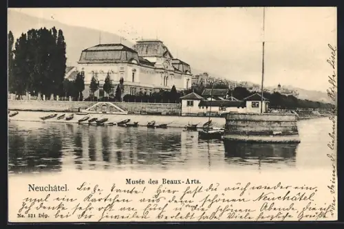 AK Neuchatel, Musee des Beaux-Arts