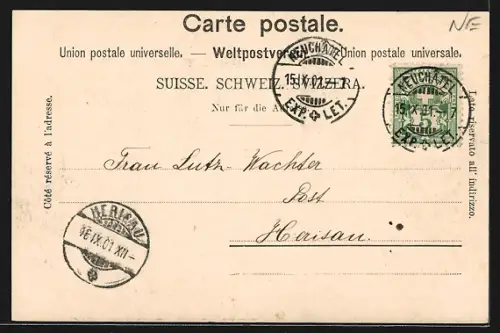 AK Neuchatel, Musee des Beaux-Arts