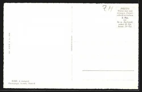 AK Rafz, Teilansicht mit Bäumen