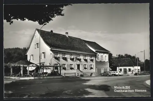 AK Weiach /ZH, Gasthaus zum Sternen Joh. Hengartner-Zeller