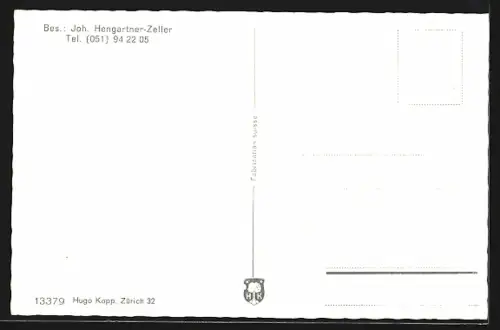 AK Weiach /ZH, Gasthaus zum Sternen Joh. Hengartner-Zeller