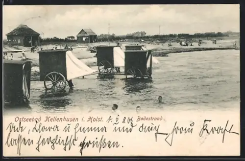 AK Kellenhusen i. Holst., Partie am Badestrand