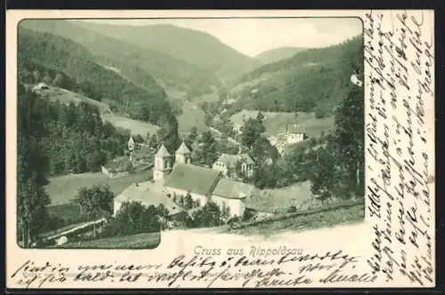 AK Rippoldsau, Ortsansicht im Tal