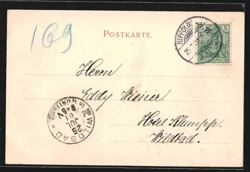 AK Rippoldsau, Ortsansicht im Tal