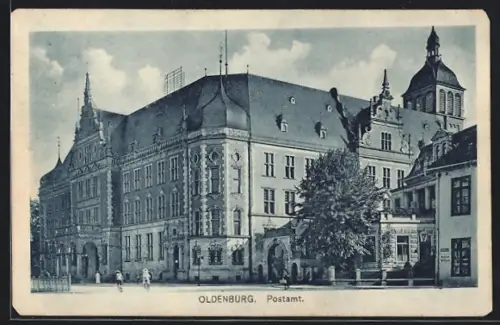 AK Oldenburg / Gr., Postamt