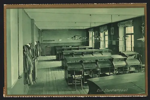 AK Rastatt, Erzbischöfliches Gymnasial-Konvikt St. Bernhard, Studiersaal