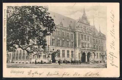 AK Oldenburg / Gr., Postamt