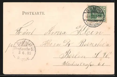 AK Oldenburg / Gr., Postamt