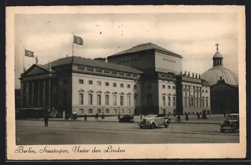 AK Berlin, Staatsoper, Unter den Linden, n