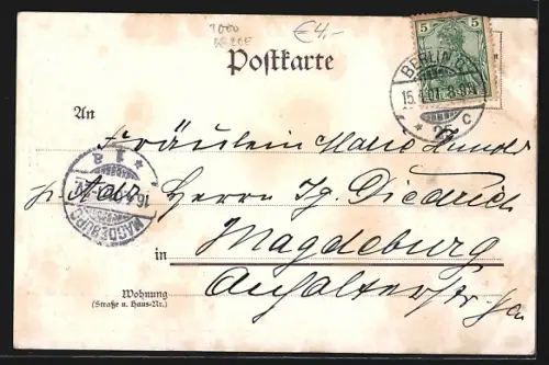 AK Berlin, Strassenpartie Unter den Linden