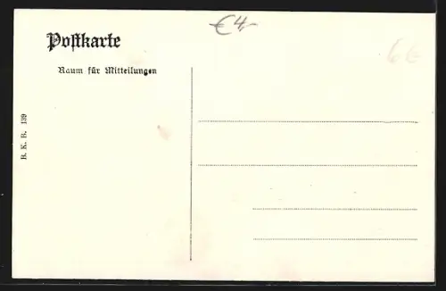 AK Berlin, Unter den Linden mit Blick in die Friedrichstrasse