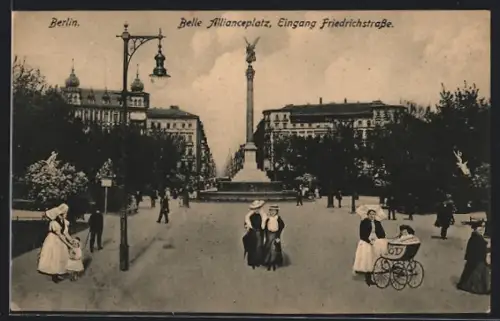 AK Berlin-Kreuzberg, Belle Allianceplatz, Eingang Friedrichstrasse
