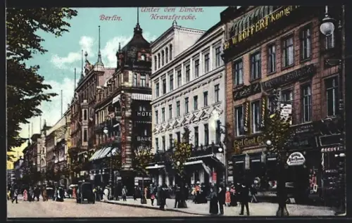 AK Berlin, Kranzlerecke, Unter den Linden
