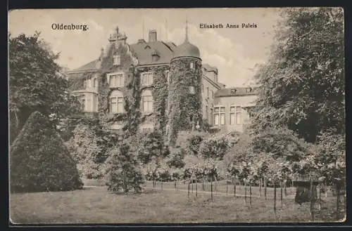 AK Oldenburg / Gr., Elisabeth-Anna-Palais