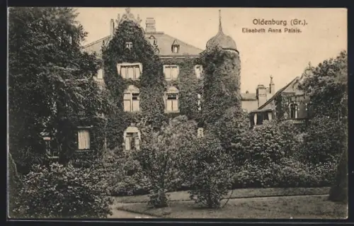 AK Oldenburg /Gr., Elisabeth Anna Palais