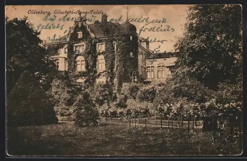 AK Oldenburg / Gr., Elisabeth-Anna-Palais