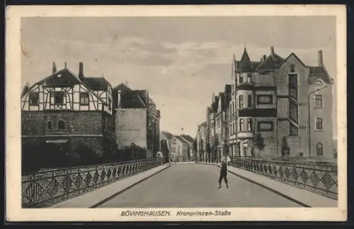AK Bövinghausen / Dortmund, Partie in der Kronprinzen-Strasse