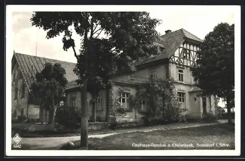 AK Bonndorf i. Schw., Gasthaus-Pension z. Lindenbuck