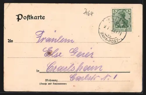 AK Obersontheim, Partie von Obersontheim, Schubarts Geburtshaus