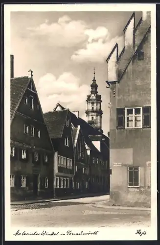 AK Donauwörth, Pflegstrasse im Ort