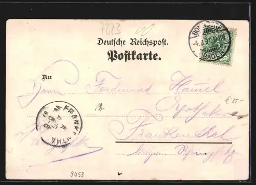 Lithographie Bonndorf / Baden, Bad Boll, Roggenbacher Schlösser, Steinabad