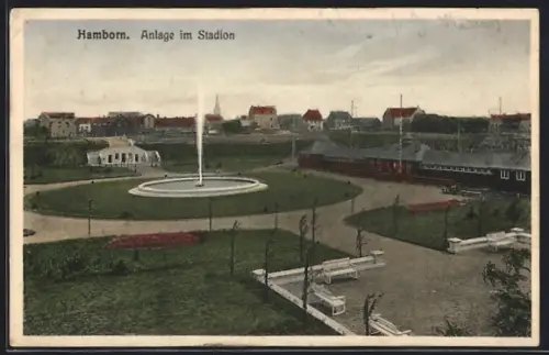 AK Hamborn / Duisburg, Anlage im Stadion
