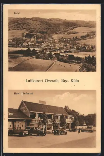 AK Overath /Köln, Hotel Lindenhof, Bes. Clemens Vogel