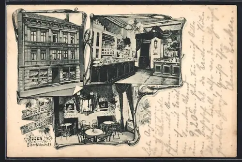 AK Hagen i. W., Conditorei u. Cafe Aug. Rüggeberg, Elberfelderstr. 51
