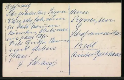 AK Hall /Tirol, Oberer Stadtplatz mit Brunnen