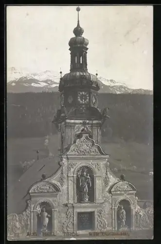 AK Hall /Tirol, Gnadenbild an der Stiftskirche