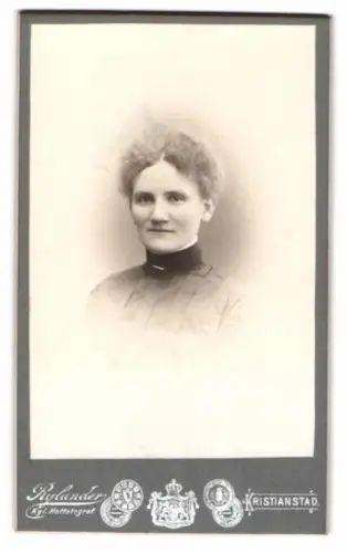 Fotografie Oscar Rylander, Kristianstad, Porträt einer Dame