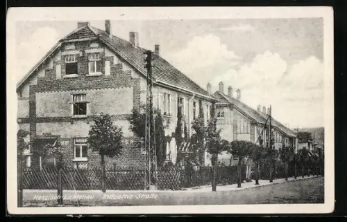 AK Hessisch Lichtenau, Industrie-Strasse, Wohnhäuser