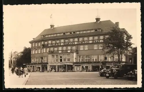 Foto-AK Goslar, Hotel Niedersächsischer Hof, Haus Pieper