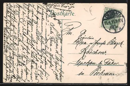 AK Dessau, Funkplatz, Petruskirche, Brunnenanlage