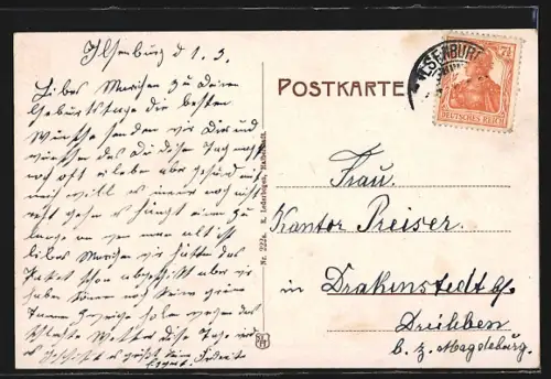 AK Ilsenburg /Harz, Schloss Wernigerode, Ilsefälle, Ilsestein