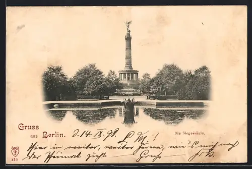 AK Berlin-Tiergarten, Siegessäule