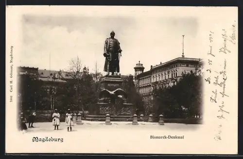 AK Magdeburg, Bismarck-Denkmal