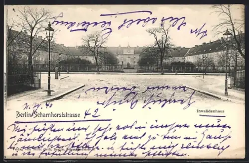 AK Berlin, Invalidenhaus in der Scharnhorststrasse