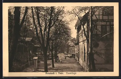 AK Arnstadt i. Thür., Gasthof Eremitage