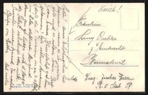 AK Rafz, Ortsansicht aus der Vogelschau