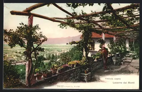 AK Locarno, Veduta sopra