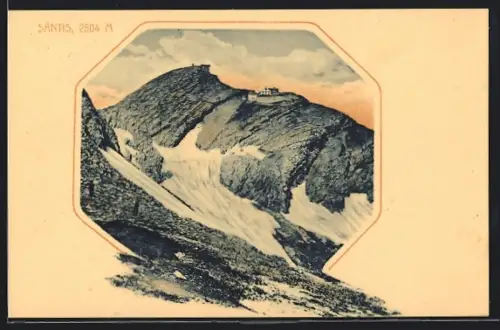 AK Säntis, Blick zum Gipfel