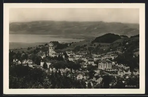 AK Heiden, Gesamtansicht aus der Vogelschau