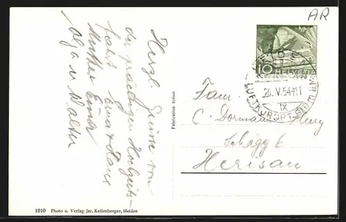 AK Heiden, Totale von der Strasse aus gesehen