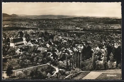 AK Arlesheim, Panorama aus der Vogelschau