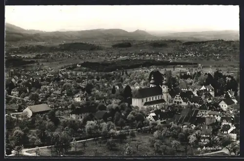 AK Arlesheim, Gesamtansicht aus der Vogelperspektive